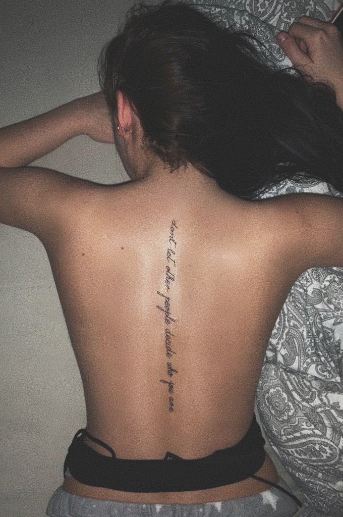Spine Tattoo