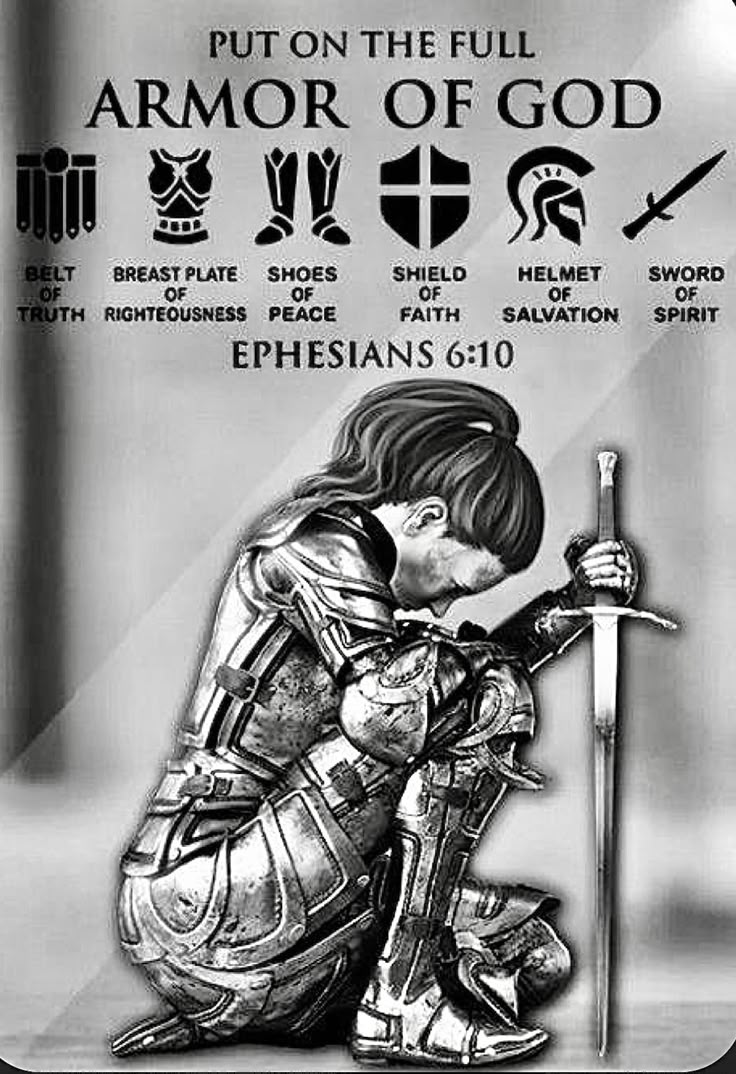 Pin by TRACY BRINKLEY on CHRISTIAN | Christian bible quotes, Christian  warrior, Armor of god tattoo