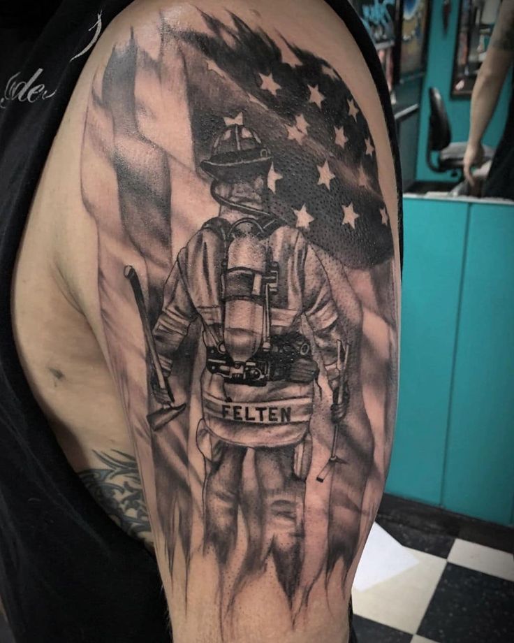 108+ Firefighter Tattoos For 2024