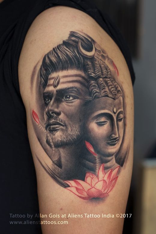 50+ Best Lord Shiva Tattoos done at Aliens Tattoo - Aliens Tattoo Studio
