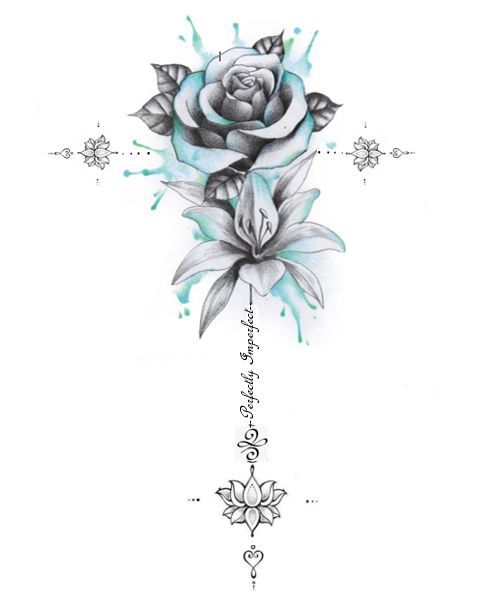 Perfectly Imperfect Rose, Lily Unalome | Tattoos for women flowers,  Creative tattoos, Body art tattoos