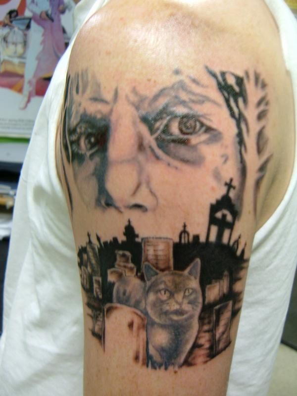Cemetery, Graveyard Tattoos