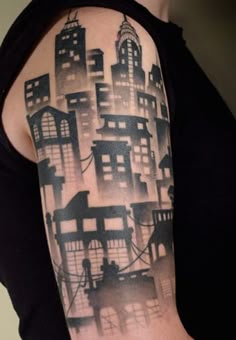 Discover 12 Gotham City and Joker Tattoo Design Ideas | batman tattoo  sleeve, dc tattoo, batman skyline and more