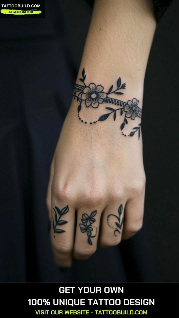 Feminine Bracelet Tattoo Ideas