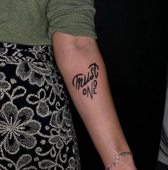 30 Best Trust No One Tattoo Ideas - Read This First