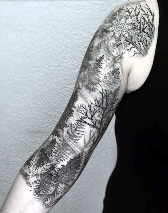 100 Stunning Snowflake Tattoo Designs for Men