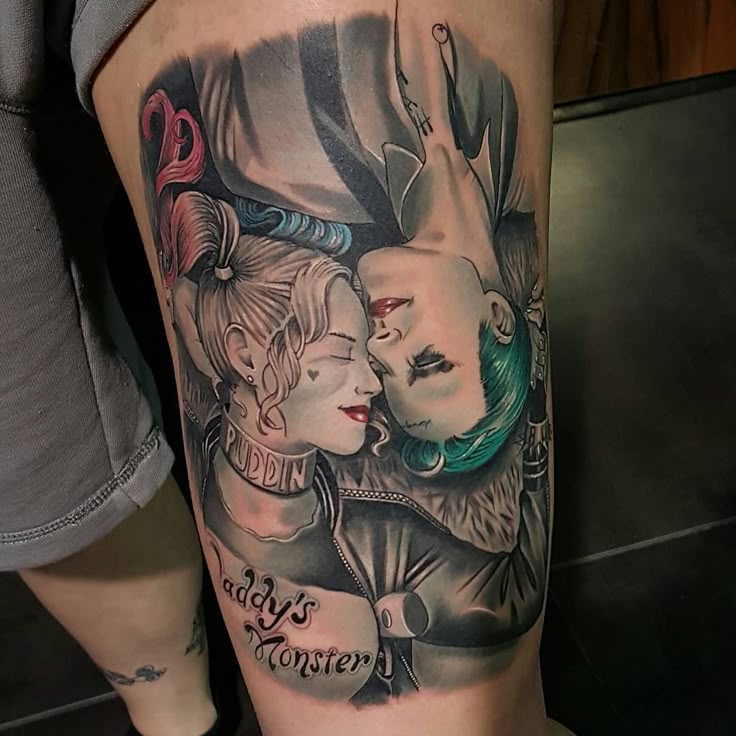 35 Quirky Harley Quinn Tattoo Ideas - Bring Out Your Inner Harlequin Check  more at http://
