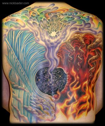 Heaven and hell, Heavens and Tattoo ideas on Pinterest