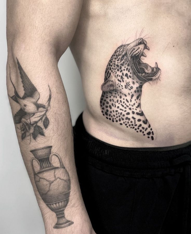 Pin by Solosoy Joss on Tattoo | Leopard tattoos, Tattoos for guys, Tiger  tattoo