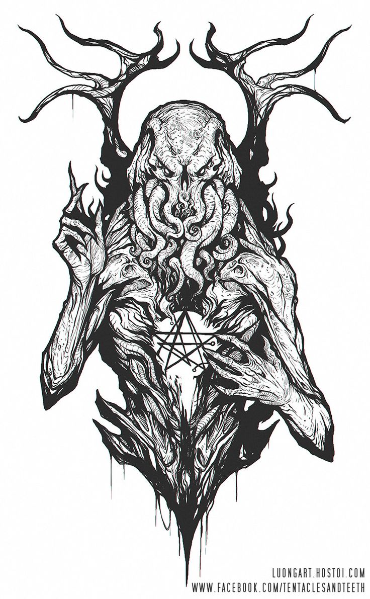Pin by MÁSCARA D. DECEPÇÕES on Arte | Cthulhu tattoo, Viking tattoos,  Sketches