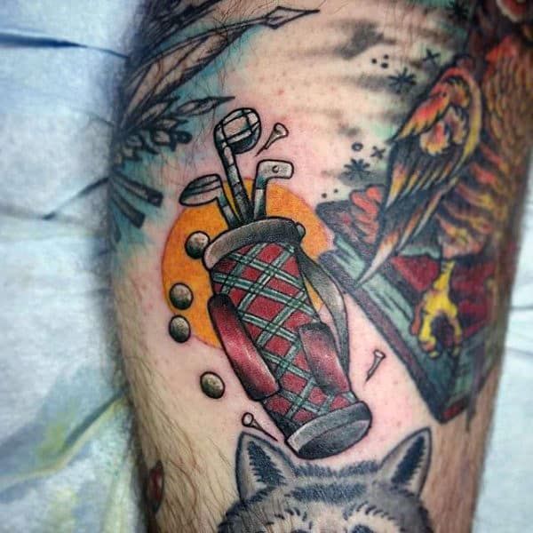 40 Spectacular Golf Tattoos for Men