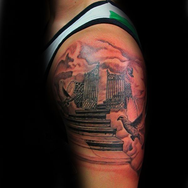 53 Fantastic Heaven Tattoos for Men
