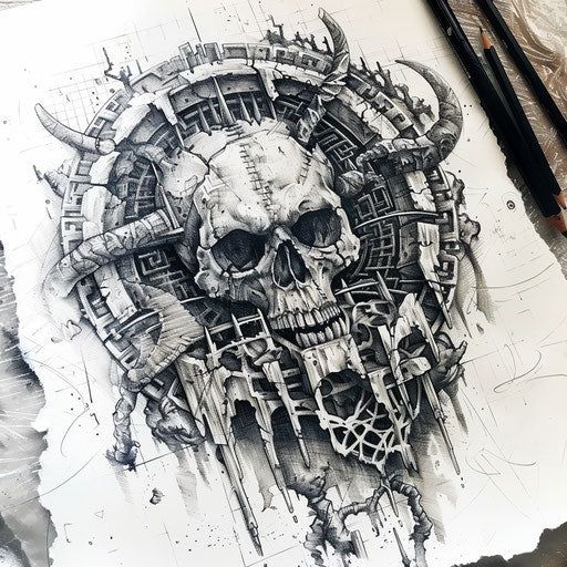 Bold Hell Tattoo Design Pack