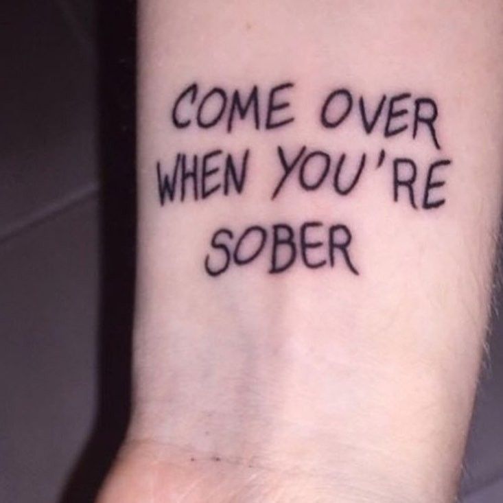 COME OVER WHEN YOU'RE SOBER
