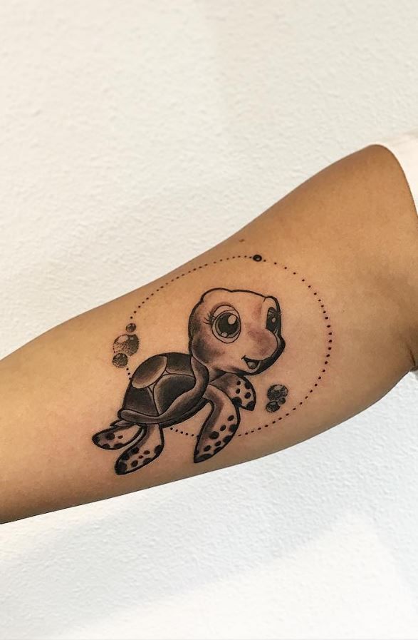 150+ Cute Sea Turtle Tattoos Designs with Meanings (2025)