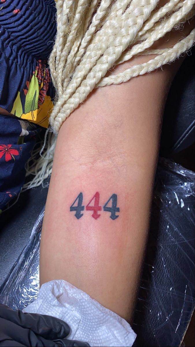 Angel numbers tattoo
