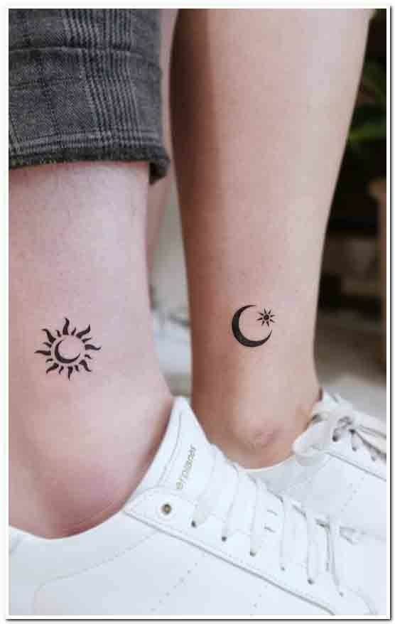 Tatuaje sol y luna