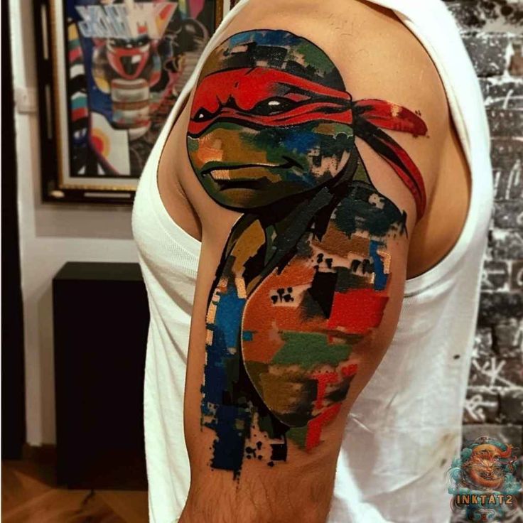 Teenage Mutant Ninja Turtles Tattoos: 140 Designs TMNT