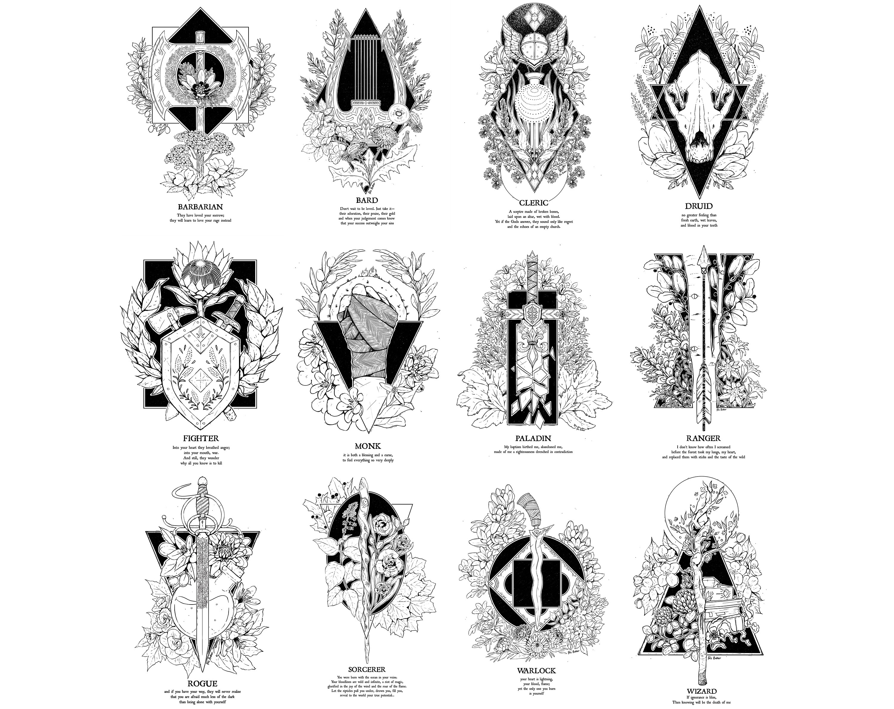 Dnd Barbarian Tattoo Ideas