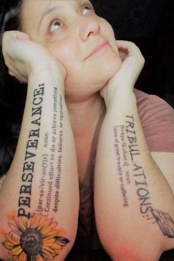 Perseverance Tribulations Tattoos