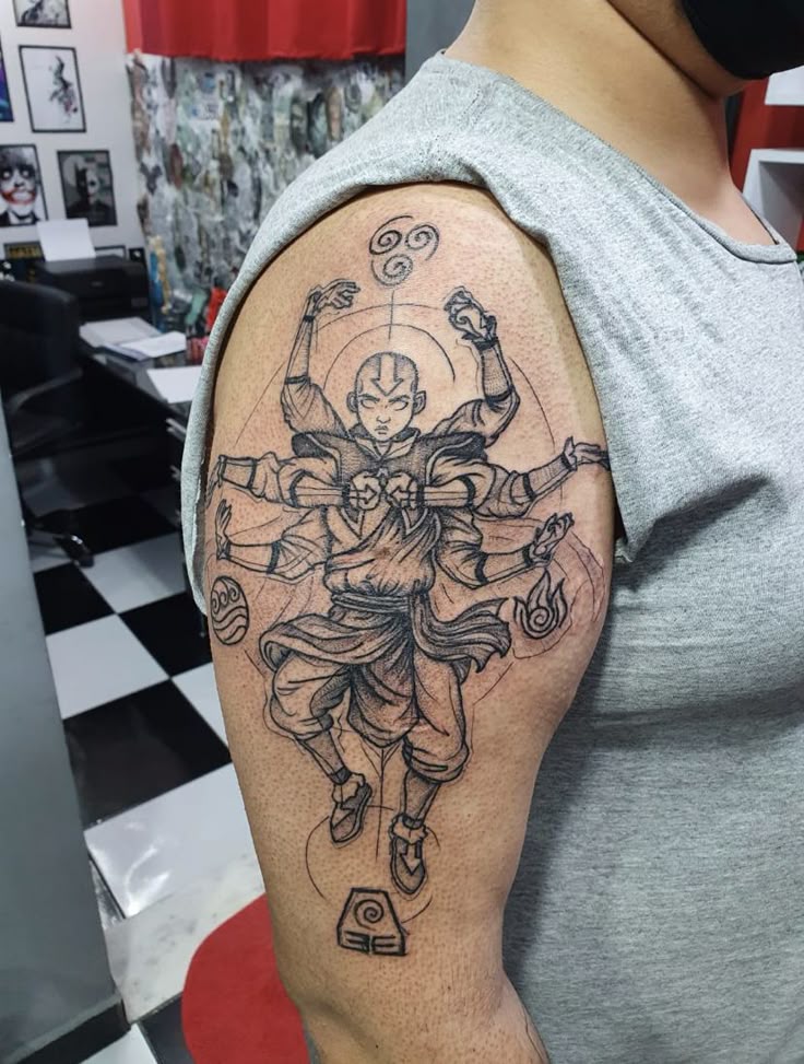 Pin by Arianna Castaneda on Tattoos | Avatar tattoo, Cute tattoos, Tattoos  for guys