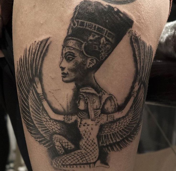 Egyptian Goddess Isis tattoo