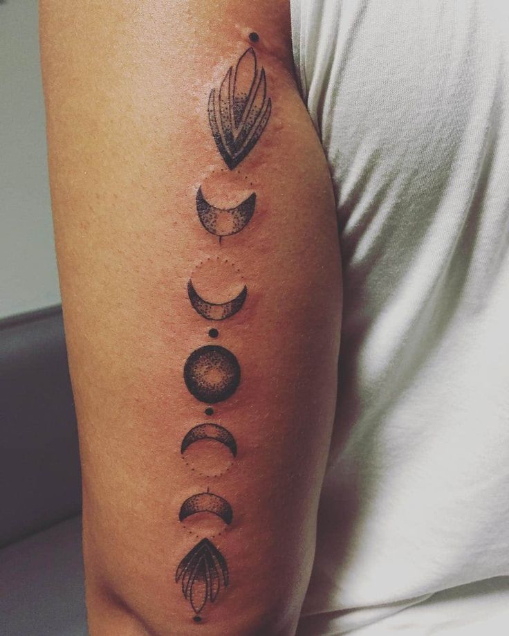 101 Amazing Phases Of The Moon Tattoo Ideas You Need To See in 2024!