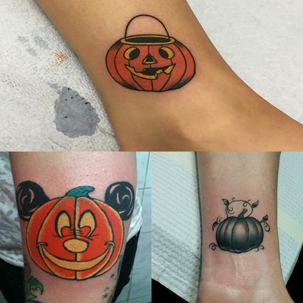 10+ Simple and Chic Pumpkin Tattoo Designs!