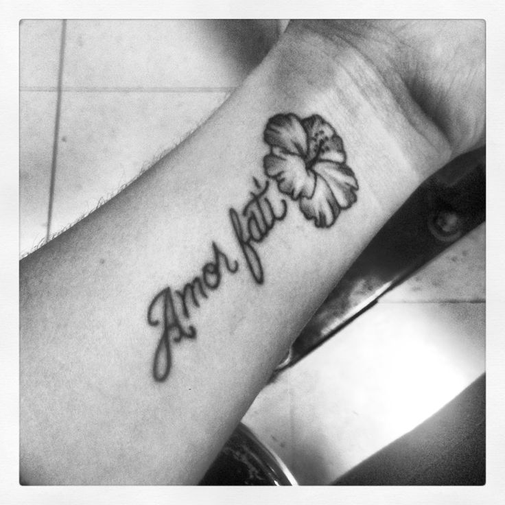 Amor fati. Love your fate. Tattoo love.