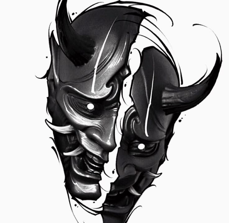 190+ Oni Mask Tattoo Designs with Meaning(2024)