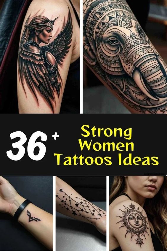 36+ Strong Women Tattoos Ideas: Ink That Speaks of Courage and Resilience