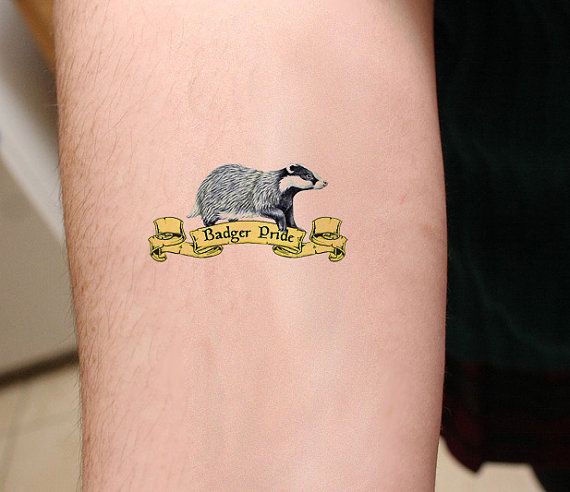 Pin by Amber Pavelka on Bleed Ink | Fandom tattoos, Badger tattoo, Tattoo  designs men