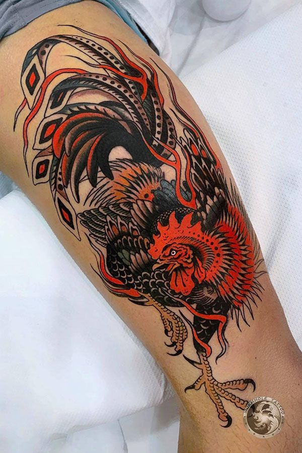 Thigh tattoos for men by Pablo Lillo | Barcelona Spain