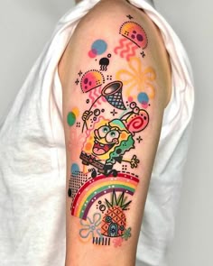 Halloween Spongebob Tattoo