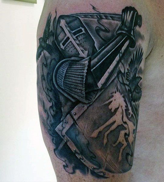 83 Knight Tattoo Designs for Men
