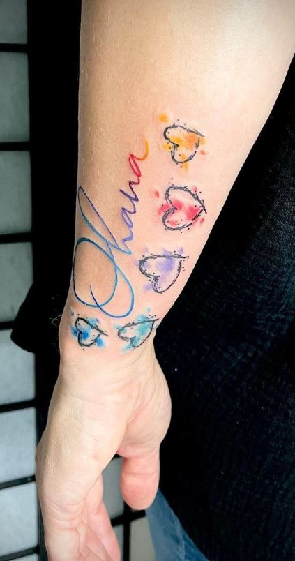 Pin by Sarah on Tattoos | Tattoos for daughters, Family tattoos, Hand tattoos for girls