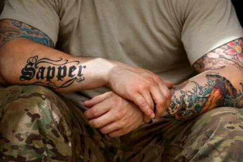 Sapper tattoo