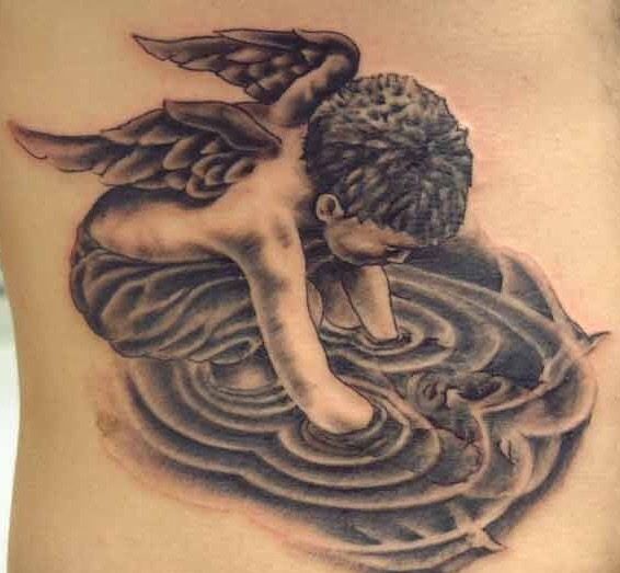 Good vs evil | Evil tattoos, Angel devil tattoo, Devil tattoo