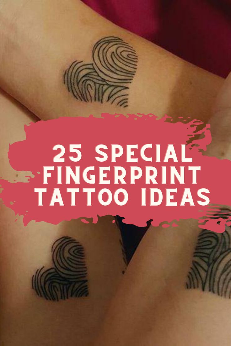 43 Special Fingerprint Tattoo Ideas