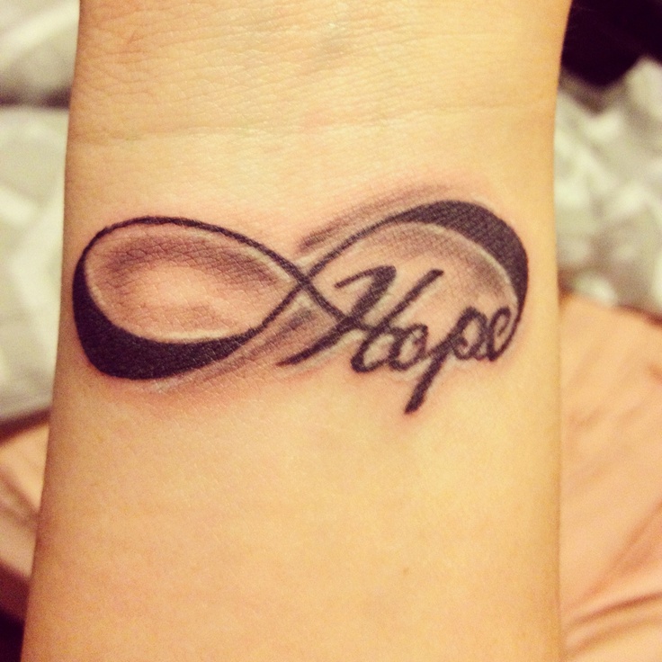 Hope infinity tattoo