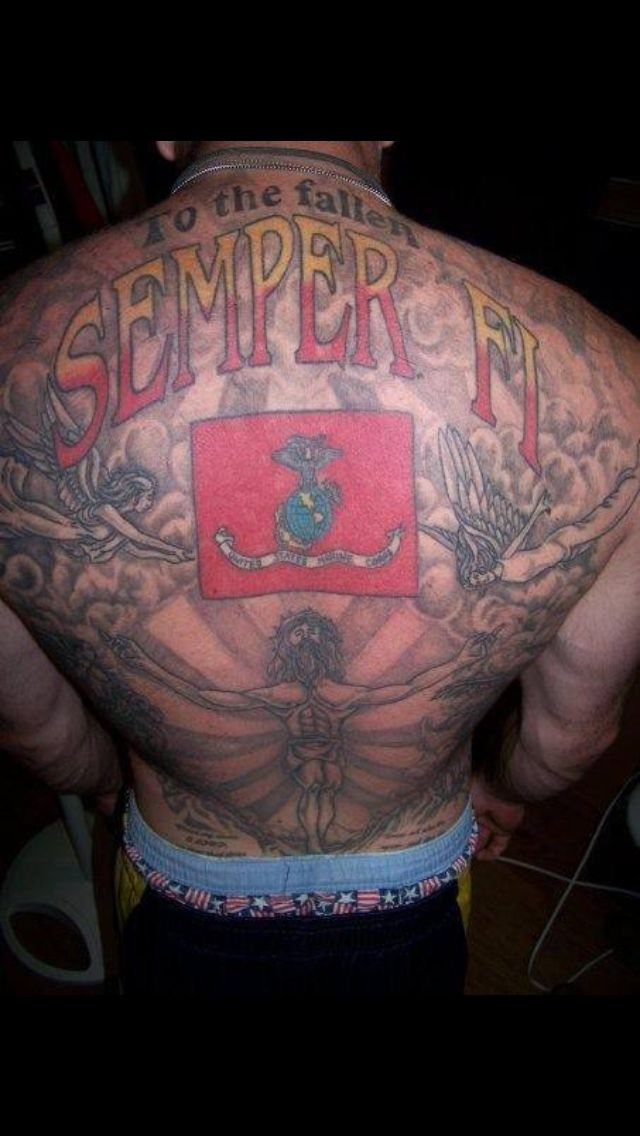 Marine tattoo