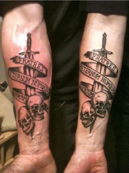 175+ Best Brother Tattoos (2024) Matching Symbols, Memorial Quotes & Designs for Sisters