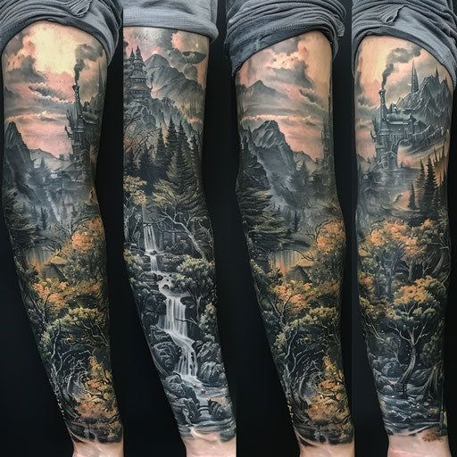 Sleeve Tattoos For Men Tattoo Art Set