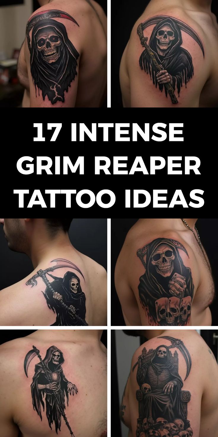 17 Intense Grim Reaper Tattoo Ideas