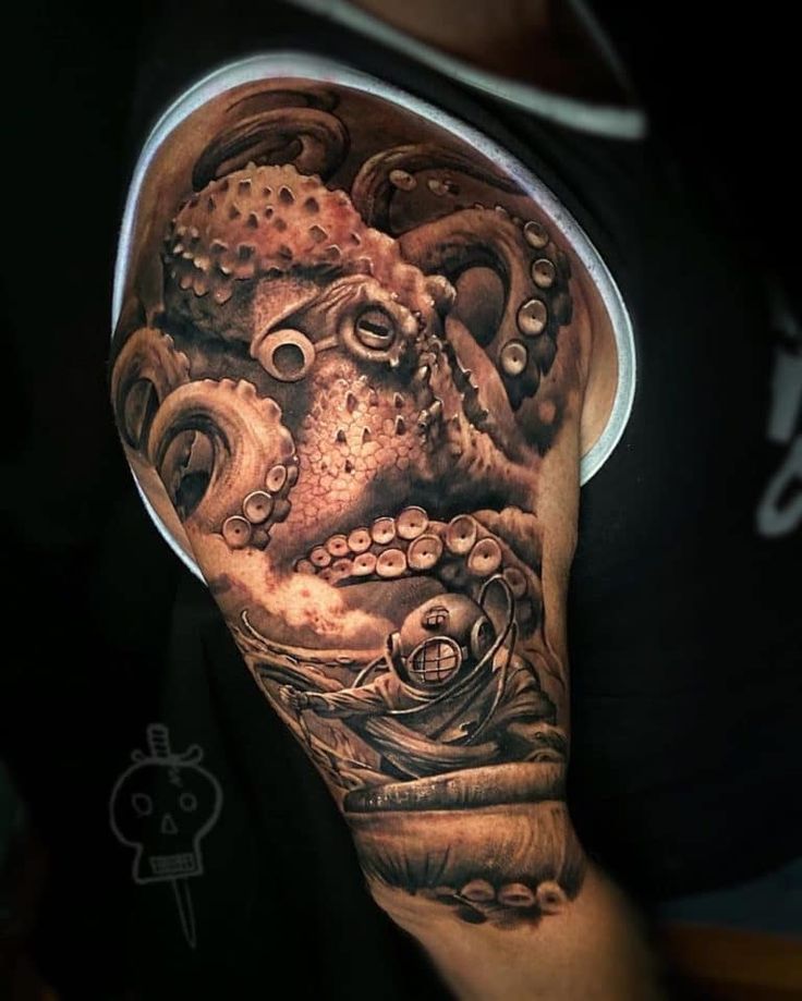 101 Best Awesome Kraken Tattoo Designs You Need To See!