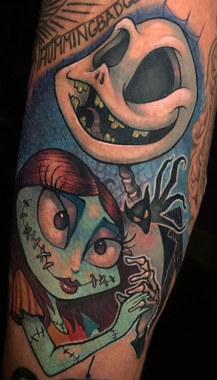 100+ Unique Jack and Sally Tattoos (The Nightmare Before Christmas) - Tattoo  Me Now