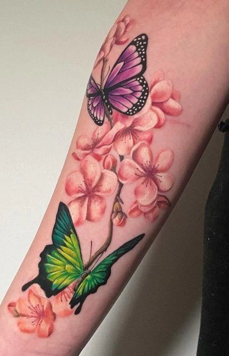 70 Beautiful Cherry Blossom Tattoo Designs
