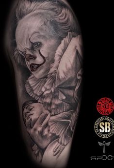 8 Pennywise tattoo ideas | pennywise tattoo, horror tattoo, clown tattoo