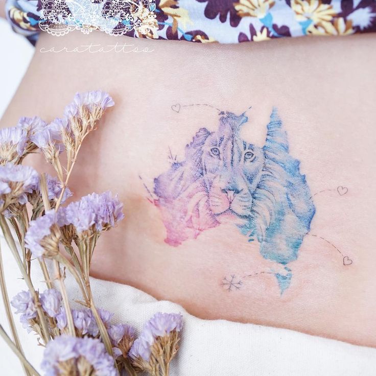 Leo Lion and Australia Tattoo | Tattoo Ideas and Inspiration