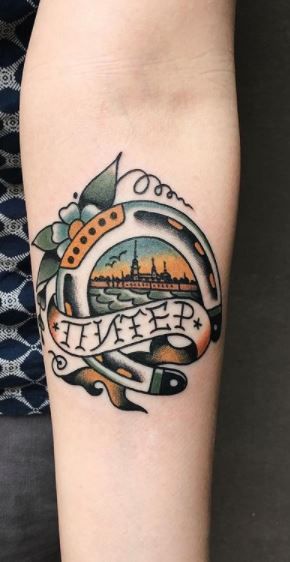 Trendy Horseshoe Tattoos